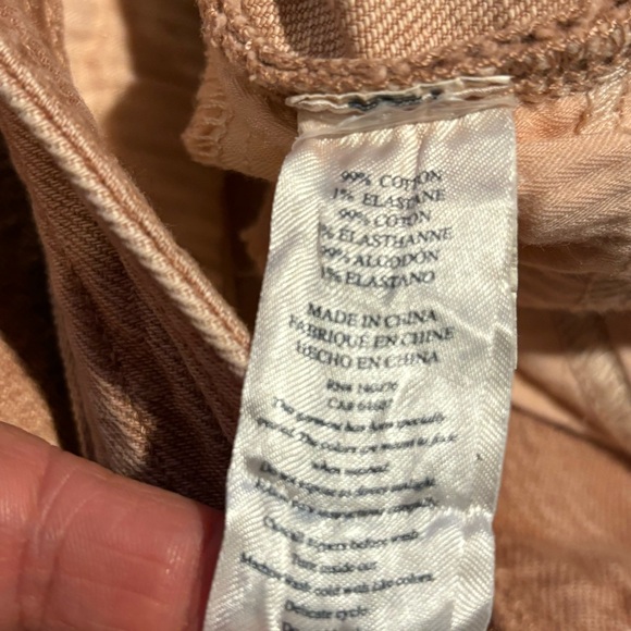 Faherty Pink Ankle & Cropped Jeans - Picture 6 of 13